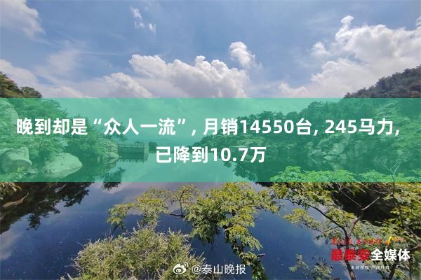 晚到却是“众人一流”, 月销14550台, 245马力, 已降到10.7万